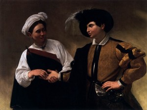 「女占い師」（1596年）カラヴァッジョ