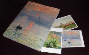 マルモッタンモネ展の図録集とポストカード