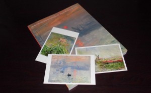 マルモッタンモネ展の図録集とポストカード