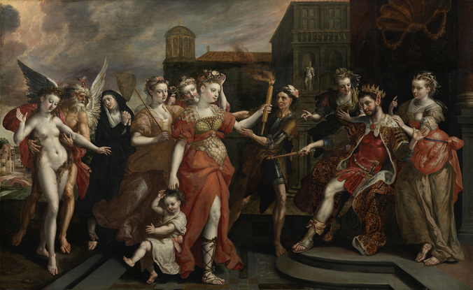 「アペレスの誹謗」（1594年頃）マールテン・ド・フォス