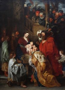 「東方三博士の礼拝」（1619年頃）ピーテル・パウル・ルーベンス