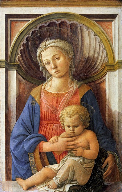 「聖母子」（1440年頃）フィリッポ・リッピ
