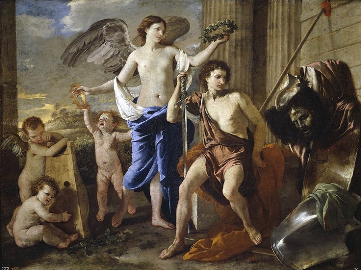 「ダビデの凱旋」（1630年頃）二コラ・プッサン