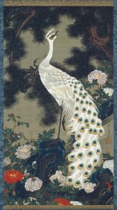 「老松孔雀図」（1757‐1760年頃）伊藤若冲