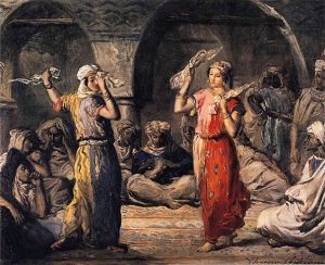 「スカーフを使った踊り」（1849年）テオドール・シャセリオー