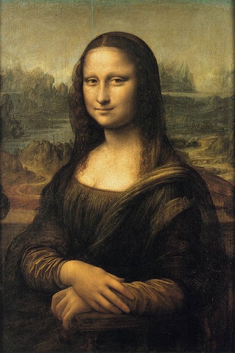 「モナ・リザ」（1503～1505年頃）レオナルド・ダ・ヴィンチ