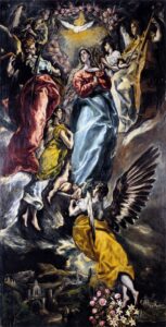 「無原罪の御宿り」（1608‐1613年）エル・グレコ