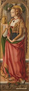 「マグダラのマリア」（1480年頃）カルロ・クリヴェッリ