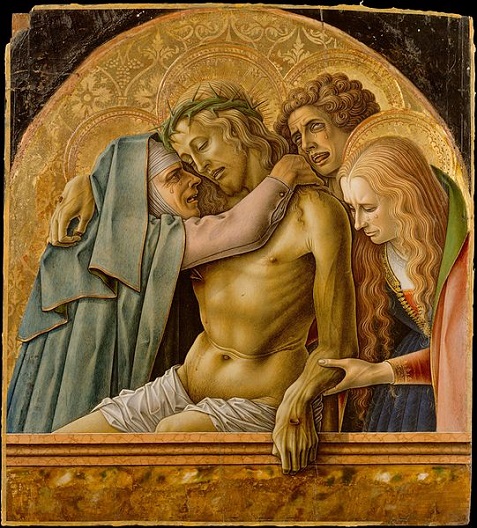「ピエタ」（1476年）カルロ・クリヴェッリ
