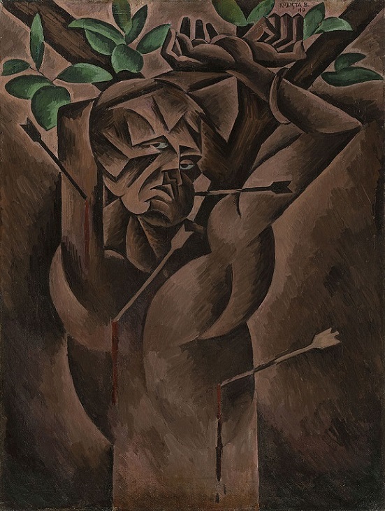 「聖セバスティアヌス」（1912年）ボフミル・クビシュタ