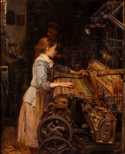 「織工の娘」（1882年）ジュアン・プラネッリャ