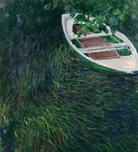 「小舟」（1887年）クロード･モネ
