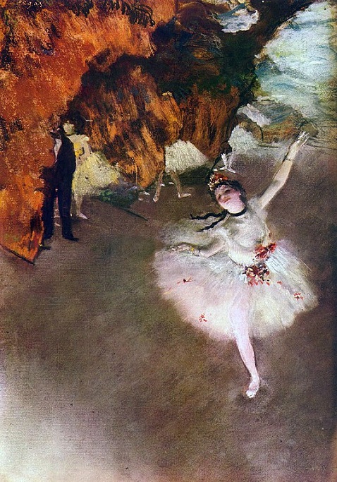 「エトワール（舞台の踊り子）」（1878年）エドガー・ドガ