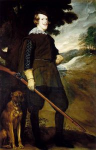 「狩猟服姿のフェリペ 4世」（1632-1634年）ディエゴ・ベラスケス
