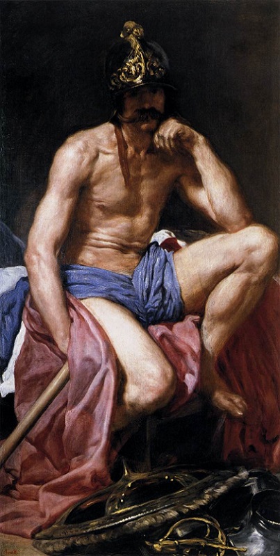「マルス」（1638年頃）ディエゴ・ベラスケス