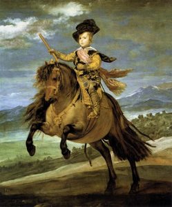 「王太子バルタサール・カルロス騎馬像」（1635‐1636年）ディエゴ・ベラスケス