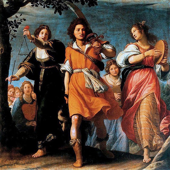 「ダヴィデの凱旋」（1620年）マッテオ・ロッセリ
