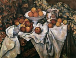 「リンゴとオレンジのある静物」（1895‐1900年）ポール・セザンヌ
