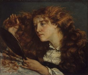 「美しきアイルランド女性（ジョーの肖像）」（1865‐66年頃）ギュスターヴ・クールベ