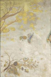 「黄色い花咲く枝」（1900‐1901年）オディロン・ルドン