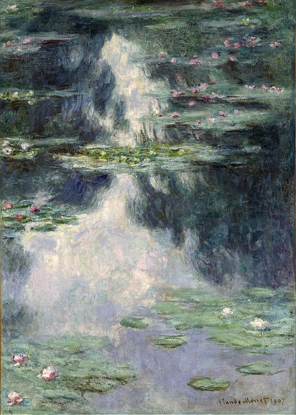 「睡蓮の池」（1907年）クロード・モネ