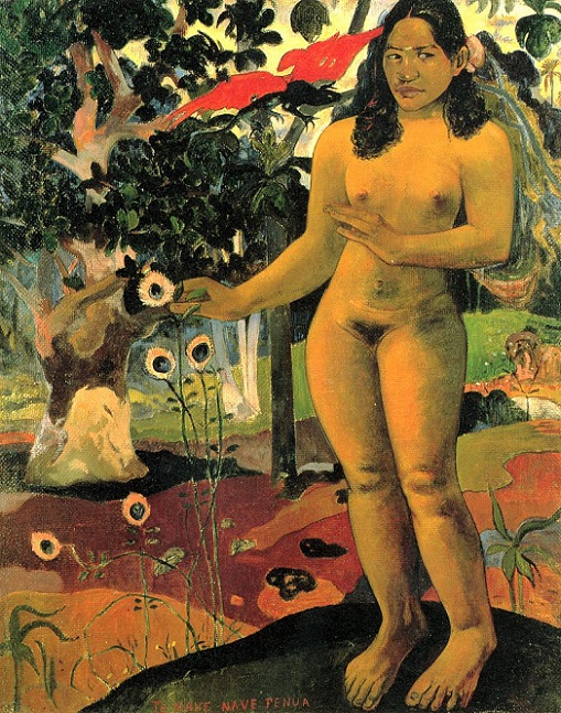 「かぐわしき大地（テ・ナヴェ・ナヴェ・フェヌア）」（1892年）ポール・ゴーギャン