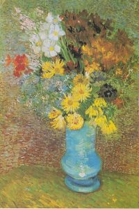 「青い花瓶の花」（1887年6月頃）フィンセント・ファン・ゴッホ