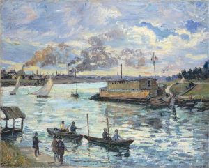 「川の景色」（1890年）アルマン・ギヨマン