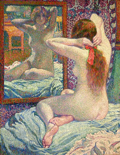 「The scarlett ribbon」（1906年）テオ・ファン・レイセルベルヘ