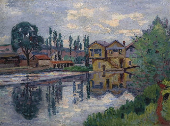 「La Scierie de Poitiers」（1910年）アルマン・ギヨマン