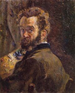 「自画像」（1878年）アルマン・ギヨマン