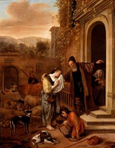 「ハガルの追放」（1655‐1657年頃）ヤン・ステーン