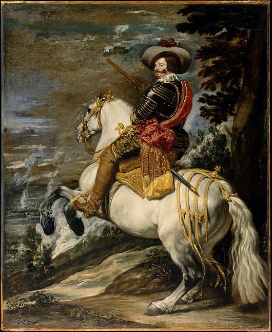 「オリバーレス伯公爵（ガスパール・デ・グズマン）」（1636年頃）ディエゴ･ベラスケス