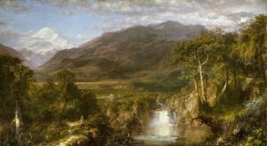 「アンデスの奥地」（1859年）フレデリック・エドウィン・チャーチ