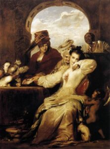 「皇妃ジョゼフィーヌと占い師」（1837年）デイヴィッド・ウィルキー