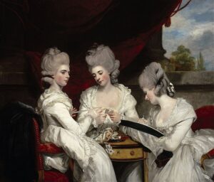 「ウォルドグレイヴ家の貴婦人たち」（1780‐1781年）ジョシュア・レノルズ