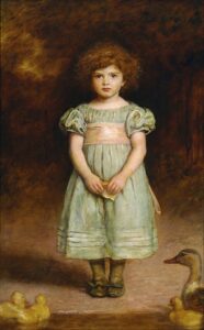 「あひるの子」（1889年）ジョン・エヴァレット・ミレイ