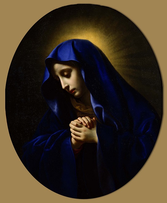 「悲しみの聖母」（1655年頃）カルロ・ドルチ