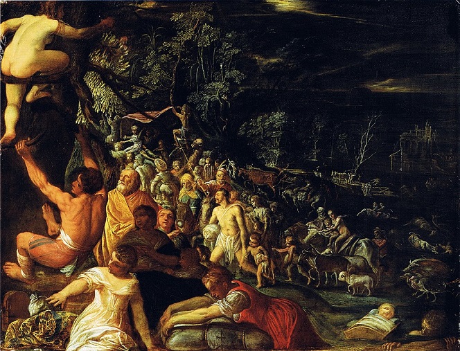 「創世記の大洪水」（1599‐1600年頃）アダム・エルスハイマー