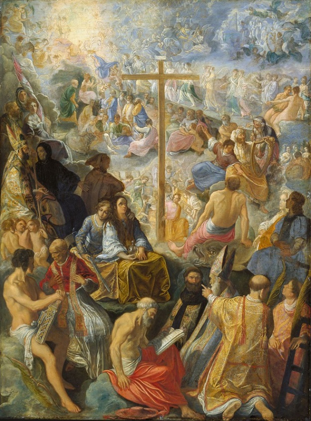 「十字架高揚」（1603‐1605年頃）アダム・エルスハイマー