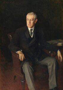 「ウッドロー・ウィルソン大統領」（1917年）ジョン・シンガー・サージェント