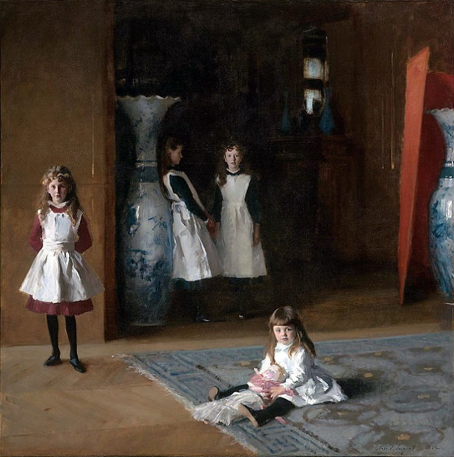 「ポイト家の子供たち」（1882年）ジョン・シンガー・サージェント