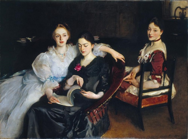 「ヴィッカース家の令嬢たち」（1884年）ジョン・シンガー・サージェント