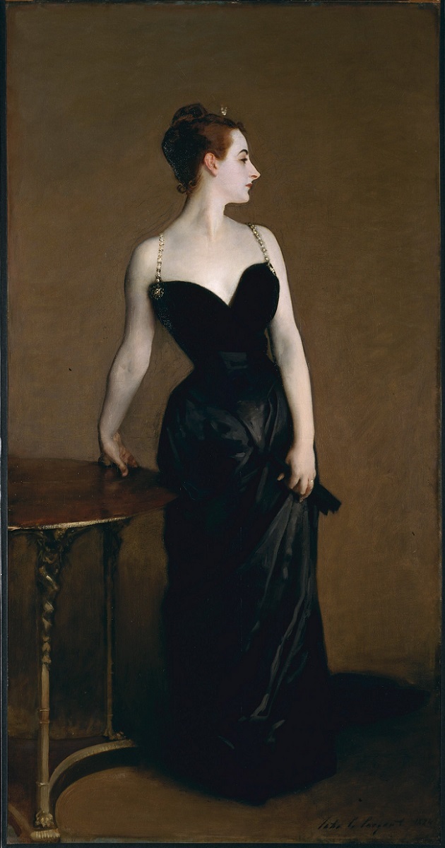 「マダムX（ゴートロー夫人）」（1884年）ジョン・シンガー・サージェント