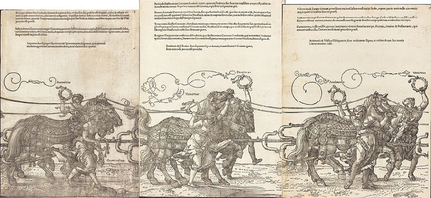 「マクシミリアン1世の凱旋車（中）」（1518‐1522年頃）アルブレヒト・デューラー