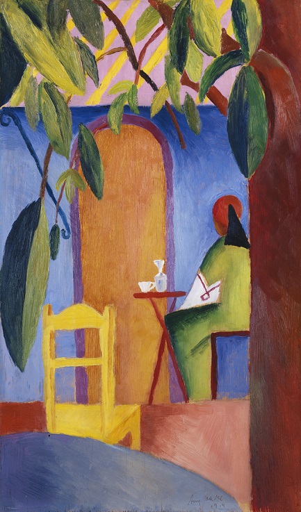 「トルコ風カフェ・Ⅱ」（1914年）アウグスト・マッケ