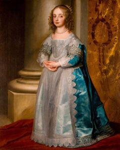 「メアリー王女、チャールズ1世の娘」（1637年）アンソニー・ヴァン・ダイク