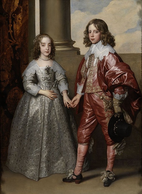 「結婚当時のウィレム2世とメアリー王女」（1641年）アンソニー・ヴァン・ダイク | ART de DATE