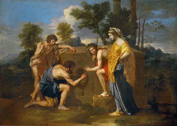 「アルカディアの牧人たち」（1638‐39年）二コラ・プッサン