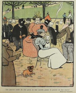 「『ル・リール』誌、1896年4月25日、ヴァロットン挿絵による表紙」フェリックス・ヴァロットン